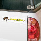 Autocollant De Voiture "Abeille" soigneuse ! meme (Sur camion)