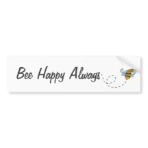 Abeille toujours heureuse