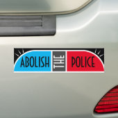 Autocollant De Voiture Abolir la police (En voiture)