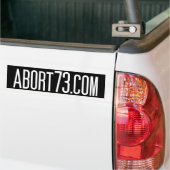 Autocollant De Voiture Abort73.com (Sur camion)