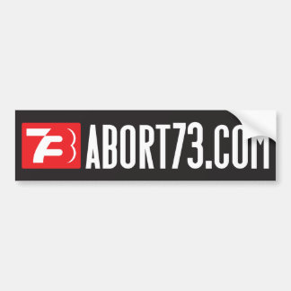 Autocollant De Voiture Abort73.com (Bannière Web) Sticker pare-chocs