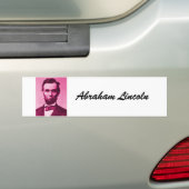 Autocollant De Voiture Abraham Lincoln, Abraham Lincoln (En voiture)