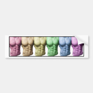 Autocollant De Voiture Abs arc-en-ciel