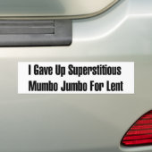 Autocollant De Voiture Absurdité superstitieuse (En voiture)