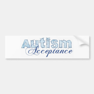 Autocollant De Voiture Acceptation d'autisme