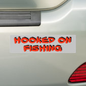 Autocollant De Voiture Accompagné sur la pêche (En voiture)