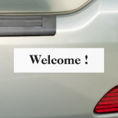 Autocollant De Voiture Accueil ! (En voiture)