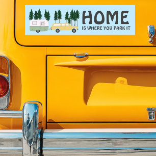 Autocollant De Voiture ACCUEIL EST L'ENDROIT OÙ VOUS PARK IT remorque de