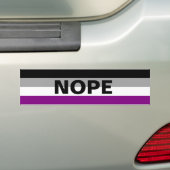 Autocollant De Voiture Ace "NOPE" (En voiture)