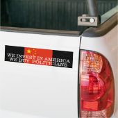 Autocollant De Voiture ACHETEZ UN Sticker Bumper POLITICIENS (Sur camion)