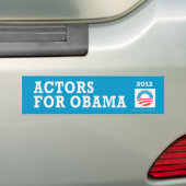 Autocollant De Voiture Acteurs de Pro-Obama pour Obama (En voiture)