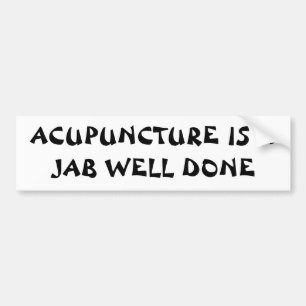 Autocollant De Voiture ACUPUNTURE UN JAB BIEN FAIT Fortune Style Cookie