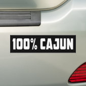 Autocollant De Voiture Adhésif pour pare-chocs 100% de Cajun (En voiture)