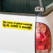 Autocollant De Voiture Adhésif pour pare-chocs 1 d'Al Gore (Sur camion)