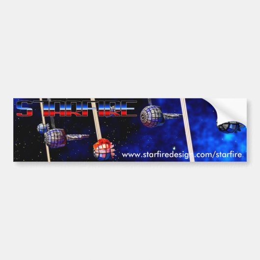 Autocollant De Voiture Adhésif pour pare-chocs 1 de Starfire (Devant)