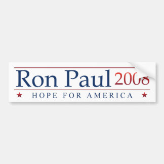 Autocollant De Voiture Adhésif pour pare-chocs 2008 de Ron Paul