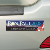 Autocollant De Voiture Adhésif pour pare-chocs 2008 de Ron Paul (En voiture)