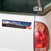 Autocollant De Voiture Adhésif pour pare-chocs 2008 de Ron Paul (Sur camion)