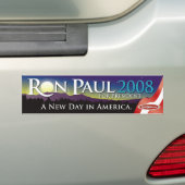 Autocollant De Voiture Adhésif pour pare-chocs 2008 de Ron Paul (En voiture)