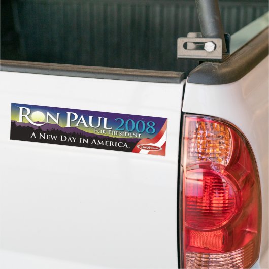 Autocollant De Voiture Adhésif pour pare-chocs 2008 de Ron Paul (Sur camion)