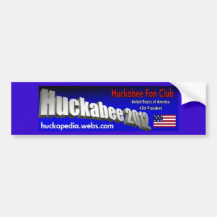 Autocollant De Voiture Adhésif pour pare-chocs 2012 de Huckabee