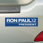 Autocollant De Voiture Adhésif pour pare-chocs 2012 de Ron Paul (En voiture)