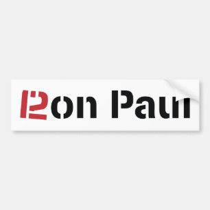 Autocollant De Voiture Adhésif pour pare-chocs 2012 de Ron Paul