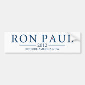 Autocollant De Voiture Adhésif pour pare-chocs 2012 de Ron Paul (Devant)
