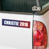 Autocollant De Voiture Adhésif pour pare-chocs 2016 de Chris Christie (Sur camion)