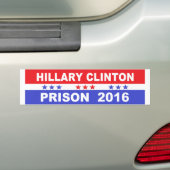 Autocollant De Voiture Adhésif pour pare-chocs 2016 de prison de Hillary (En voiture)