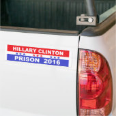 Autocollant De Voiture Adhésif pour pare-chocs 2016 de prison de Hillary (Sur camion)