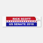 Autocollant De Voiture Adhésif pour pare-chocs 2018 de Rick Scott (Devant)