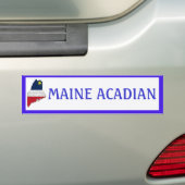 Autocollant De Voiture Adhésif pour pare-chocs acadien du Maine (En voiture)