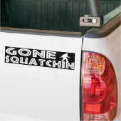 Autocollant De Voiture Adhésif pour pare-chocs allé de Squatchin (Sur camion)