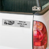 Autocollant De Voiture Adhésif pour pare-chocs avec le carlin (Sur camion)