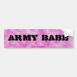 Autocollant De Voiture Adhésif pour pare-chocs Bébé-Rose de camouflage