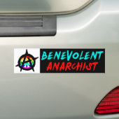 Autocollant De Voiture Adhésif pour pare-chocs bienveillant d'anarchiste (En voiture)