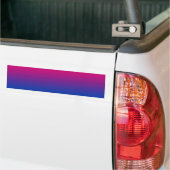 Autocollant De Voiture Adhésif pour pare-chocs bisexuel de drapeau (Sur camion)