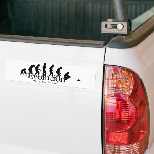 Autocollant De Voiture Adhésif pour pare-chocs blanc d'évolution de (Sur camion)