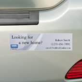 Autocollant De Voiture Adhésif pour pare-chocs : Bleu (En voiture)