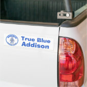 Autocollant De Voiture Adhésif pour pare-chocs bleu d'Addison (Sur camion)