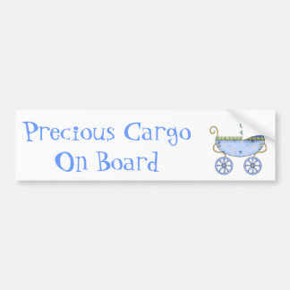 Autocollant De Voiture Adhésif pour pare-chocs bleu doux de bébé de