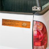 Autocollant De Voiture Adhésif pour pare-chocs bouddhiste de SGI - rappel (Sur camion)