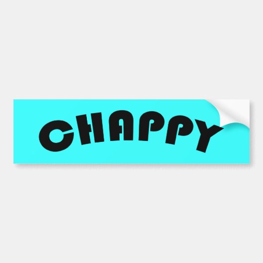 Autocollant De Voiture Adhésif pour pare-chocs Chappy (Devant)