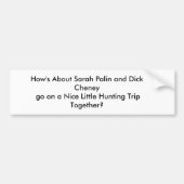 Autocollant De Voiture Adhésif pour pare-chocs, chassant (Devant)