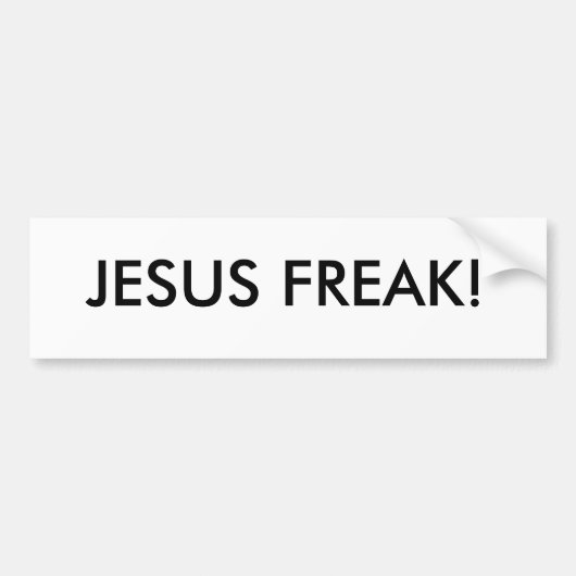 AUTOCOLLANT DE VOITURE ADHÉSIF POUR PARE-CHOCS CHRÉTIEN (Devant)