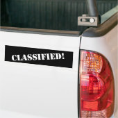 Autocollant De Voiture Adhésif pour pare-chocs classifié (Sur camion)
