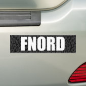 Autocollant De Voiture Adhésif pour pare-chocs complètement vide (fnord) (En voiture)