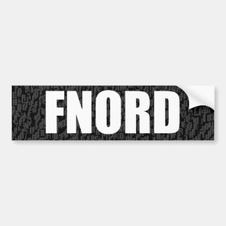 Autocollant De Voiture Adhésif pour pare-chocs complètement vide (fnord)