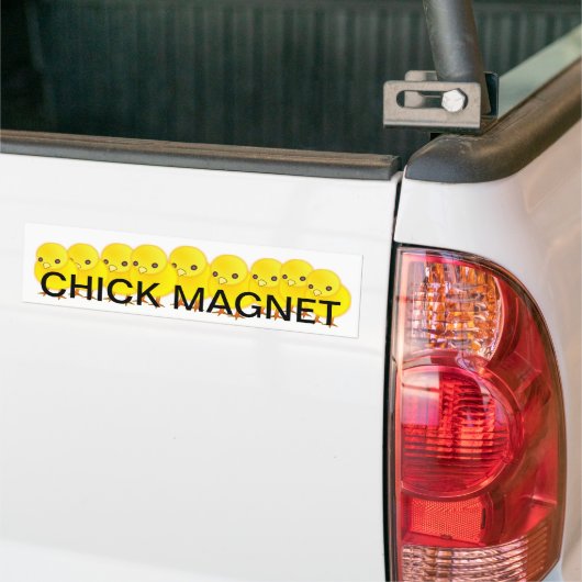 Autocollant De Voiture adhésif pour pare-chocs d'aimant de poussin (Sur camion)